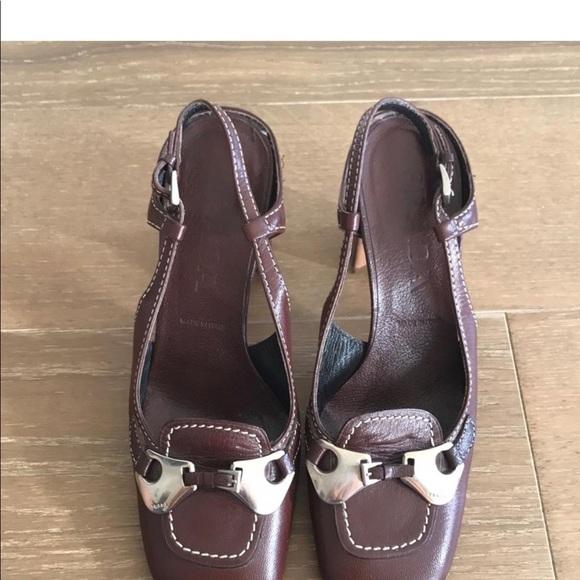 Prada Leather Mules/Slides Shoes - Picture 2 of 7